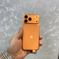 اپل ایفون/17پرومکس/رنگ نارنجی/باطری صد/در حداک