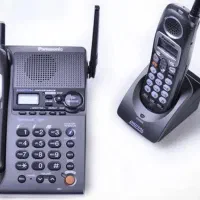 تلفن رومیزی پاناسونیک اصل ژاپن  با دو عدد گوشی