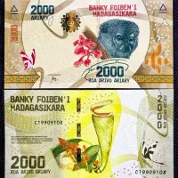 اسکناس 2000 آریاری ماداگاسکار