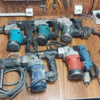 تعمیر ابزار دریل/فرز/بتن‌کن/پمپ باد/کارواش