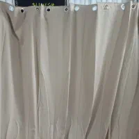 پرده مخمل دوخته شده نو