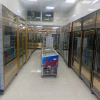 یخچال ایستاده مشکی طلایی|فروشگاه و مغازه|قم, نوقطار|دیوار