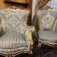 مبل استیل سلطنتی/ تمام چوب-۲۸ نفر|مبلمان خانگی و میز عسلی|مشهد, آپارتمان های مرتفع|دیوار