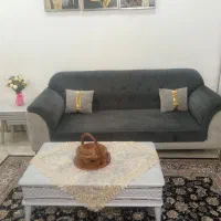 مبل 7 نفره ب همراه میز بزرگ سه تا عسلی متوسط|مبلمان خانگی و میز عسلی|رشت, تازه آباد|دیوار
