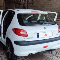 206 مدل 95 تیپ 3 بدون رنگ بدون ضربه 130تا کارواقعی