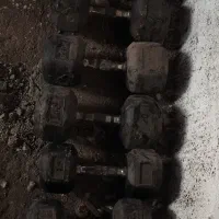 سنگ دمبل کار کرده|تجهیزات ورزشی|مشهد, همت آباد|دیوار