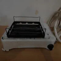 کباب پز گازی برنر دار  لعابی