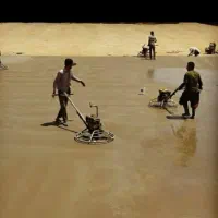 بتن ریزی  سقف سوله محوطه با دستگاه ماله پروانه ای|خدمات پیشه و مهارت|تهران, سعادت‌آباد|دیوار