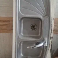 سینک  با دست شور