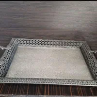 سینی استیل و ظرف میوه خوری