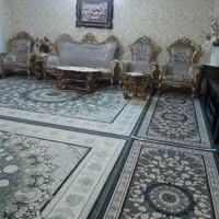 یک جفت کناره هفتصد شانه کاشان دست بافت گونه