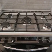 اجاق گاز تکنو ۵ شعله طرح فر|اجاق گاز و لوازم برقی پختوپز|هشتگرد, شهرک راه آهن|دیوار
