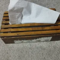 جای دستمال کاغذی چوبی