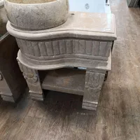 روشویی سنگی گیتاری با قاب اینه