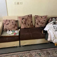 فروش مبل راحتی قیمت پایین دارای میز
