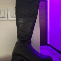 بوت چرم طبیعی بلند سایز ۳۷