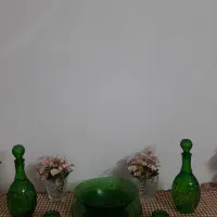 تنگ و کاسه ودیس رنگ سبز