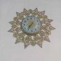 میز تی وی و ساعت برنزو اینه و کنسول  وشمعدان