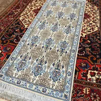 کناره دستباف نایین اصفهان کرم رنگ