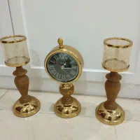 ست ساعت وشمعدان