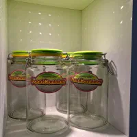 ظرف شیشه حبوبات،مربا،ترشی برندfood container