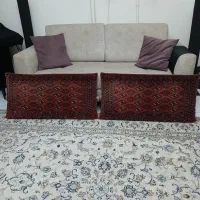 یک جفت پشتی فرش دستباف