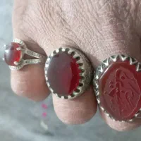 انگشتر عقیق نقره