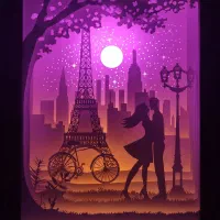 چراغ خواب سه بعدی عاشقانه|چراغ خواب و آباژور|تهران, امام خمینی|دیوار
