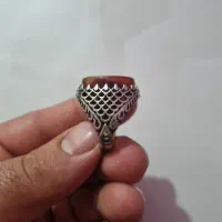 انگشتر عقیق سرخ ناب وعقیق سلیمانی|جواهرات|میاندوآب, |دیوار