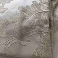 پرده و دستک نگین دار نو نمونه مغازه هست|پرده، رانر، رومیزی|مشهد, حجت|دیوار