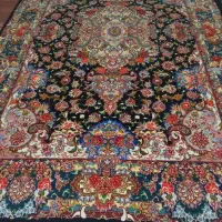 یکجفت فرش دستبافت سالاری ریز ابریشمی