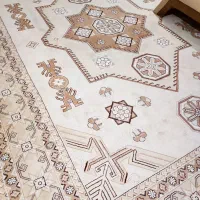 یک جفت فرش ۱۲متری ۵۰۰ شانه تراکم ۱۰۰۰ تمام نخ