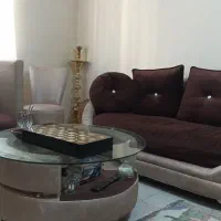 مبل راحتی ۷نفره با جلو مبلی و میز نهار خوری ۴ نفره