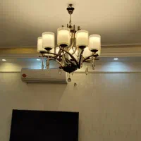 لوستر مدرن ۱۰ شاخه شامپاینی