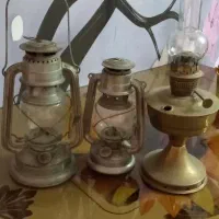 فانوس وچراغ فتیله ای قدیمی