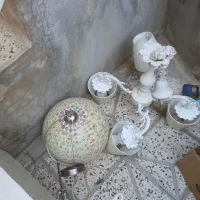 لوستر|لوستر و چراغ آویز|نیشابور, کوی یغما|دیوار