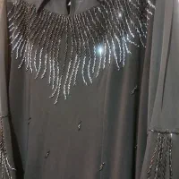 لباس مجلسی مشکی نو سایز بزرگ