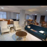 نیم ست مبل، رنگ مبل بنفش و صورتی، کاملا نو