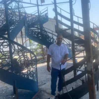 ساخت و نصب انواع پله گرد آهنی فلزی دوبلکس