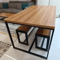 میز و نیمکت ناهارخوری شش نفره هشت نفره