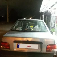 پراید نقره ای رنگ متالیک