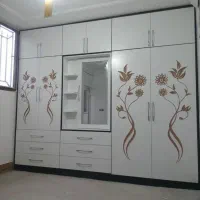 درب چوبی کابینت هایگلاس ممبران نئوکلاسیک کمدیواری|مصالح و تجهیزات ساختمان|ایرانشهر, |دیوار