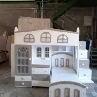 تخت دو طبقه، طرح کلبه