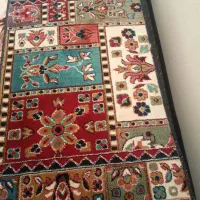 2 عدد فرش کناره سنتی نو به همراه یک پادری