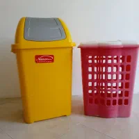 سبد لباس و سطل زوباله