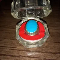 انگشتر نقره فیروزه آمریکایی،ملارد،مارلیک