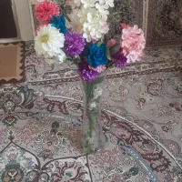 گل مصنوعی همراه گلدان|گل مصنوعی|همدان, |دیوار