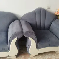 مبل ۶نفره همراه با میز و عسلی|مبلمان خانگی و میز عسلی|رشت, جماران|دیوار