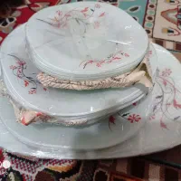 سرویس اکروپال شیشه ای و پارچ و با پنج عدد لیوان|ظروف سرو و پذیرایی|تهران, پاسداران|دیوار