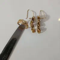 سلام یک جفت گوش واره وانگشتر فروشی|جواهرات|زابل, |دیوار